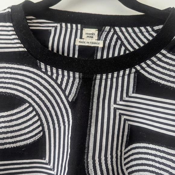 Hermes "Circuit 24 Maxi" Jacquard Micro T-Shirt - Picture 4 of 5